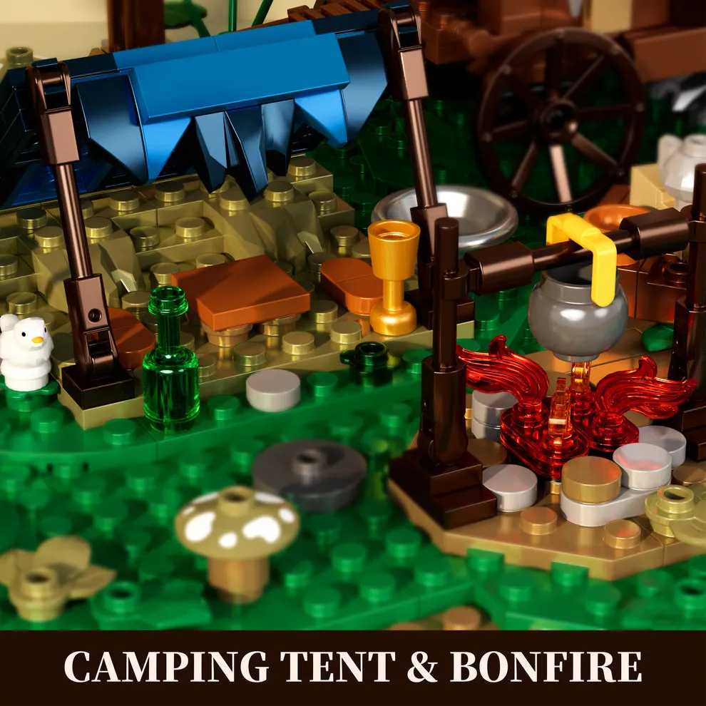 T5011 Oathbound Eldengrove Camp Close up view
