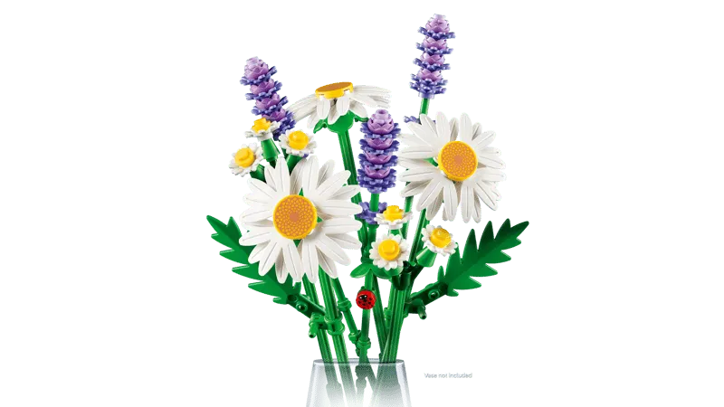 LEGO Daisies in a vase.
