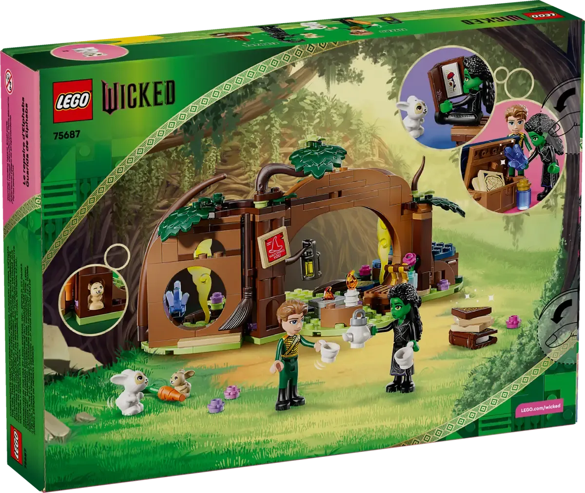 LEGO Elphaba's Retreat box back.