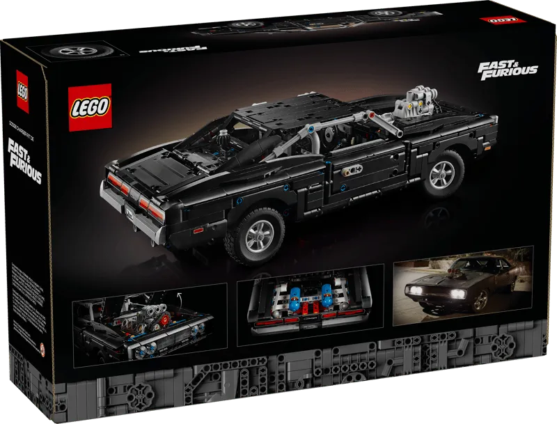 LEGO Dodge Charger R/T box back