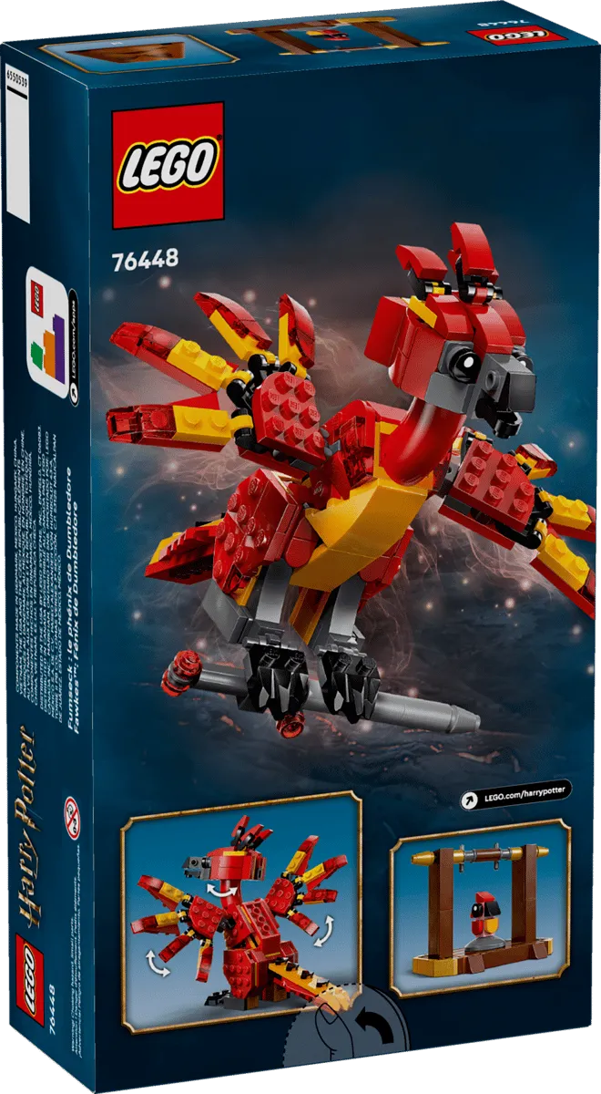 Back of the Fawkes set box, showing play features.
