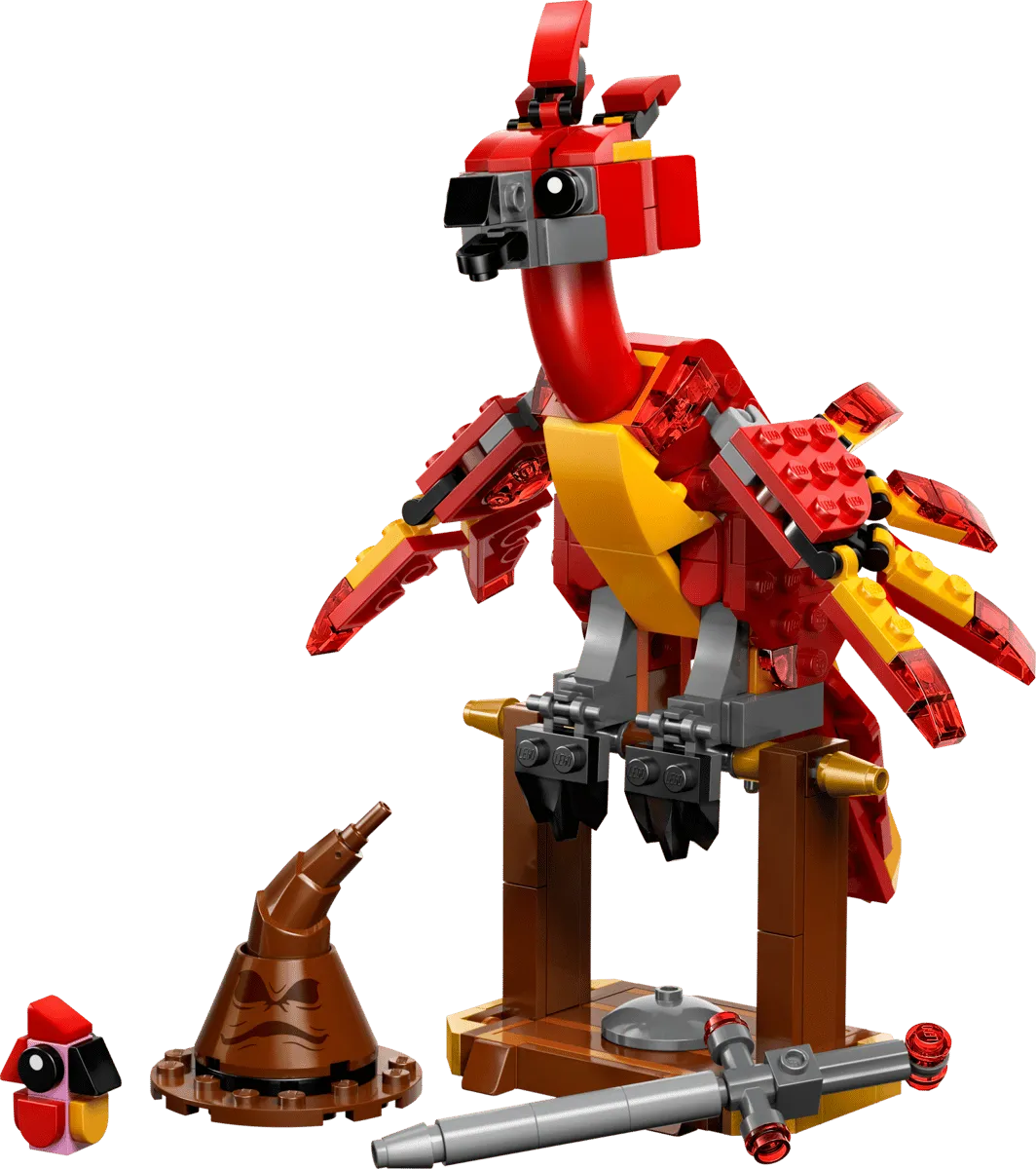 Complete Fawkes model with accessories.