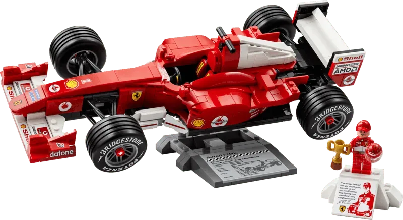 F2004 model with minifigure.