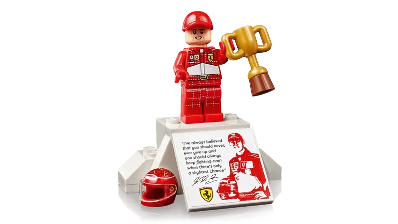 Michael Schumacher minifigure.