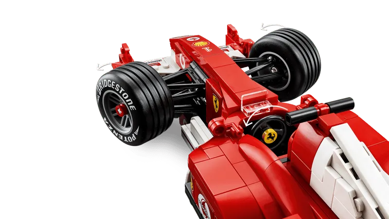 F2004 front suspension detail.
