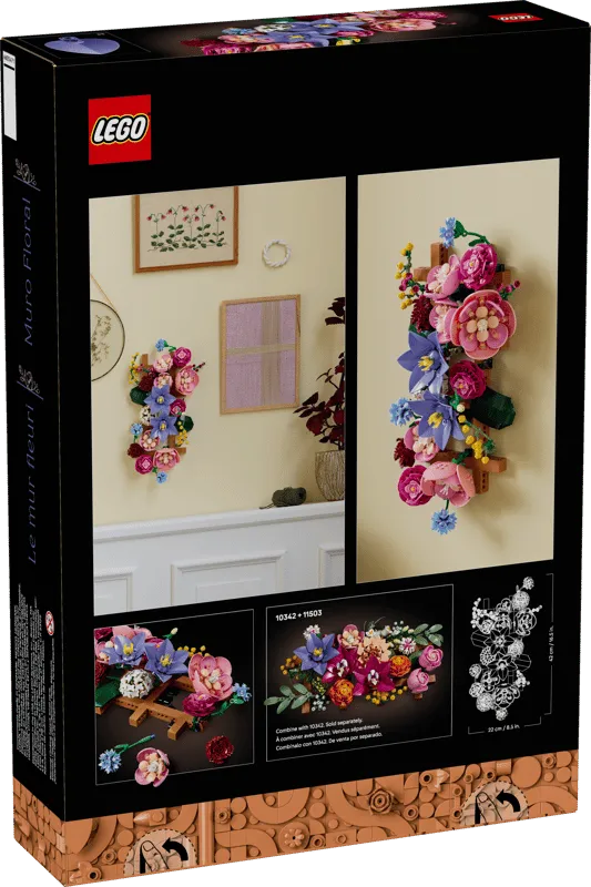 LEGO Flower Wall box back