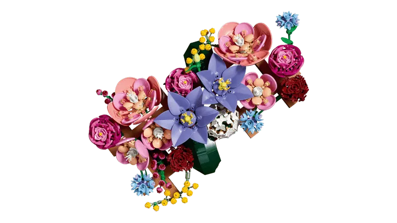 Horizontal LEGO Flower Wall