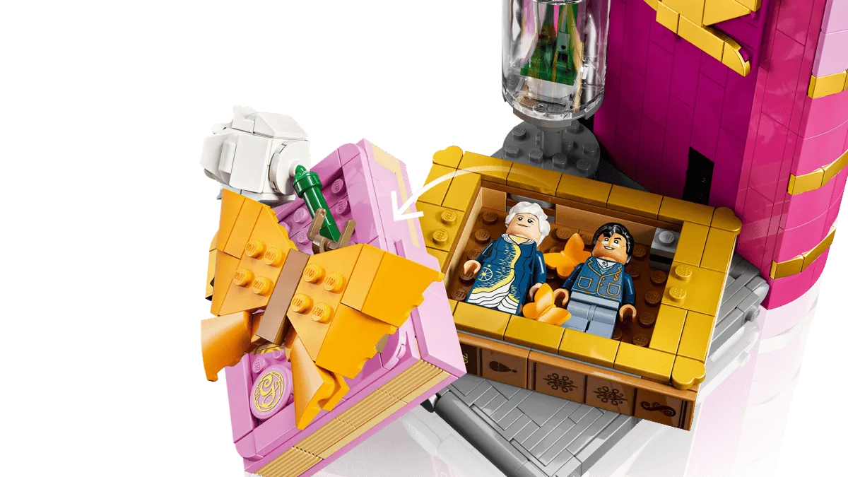 Glinda's hidden compartment.