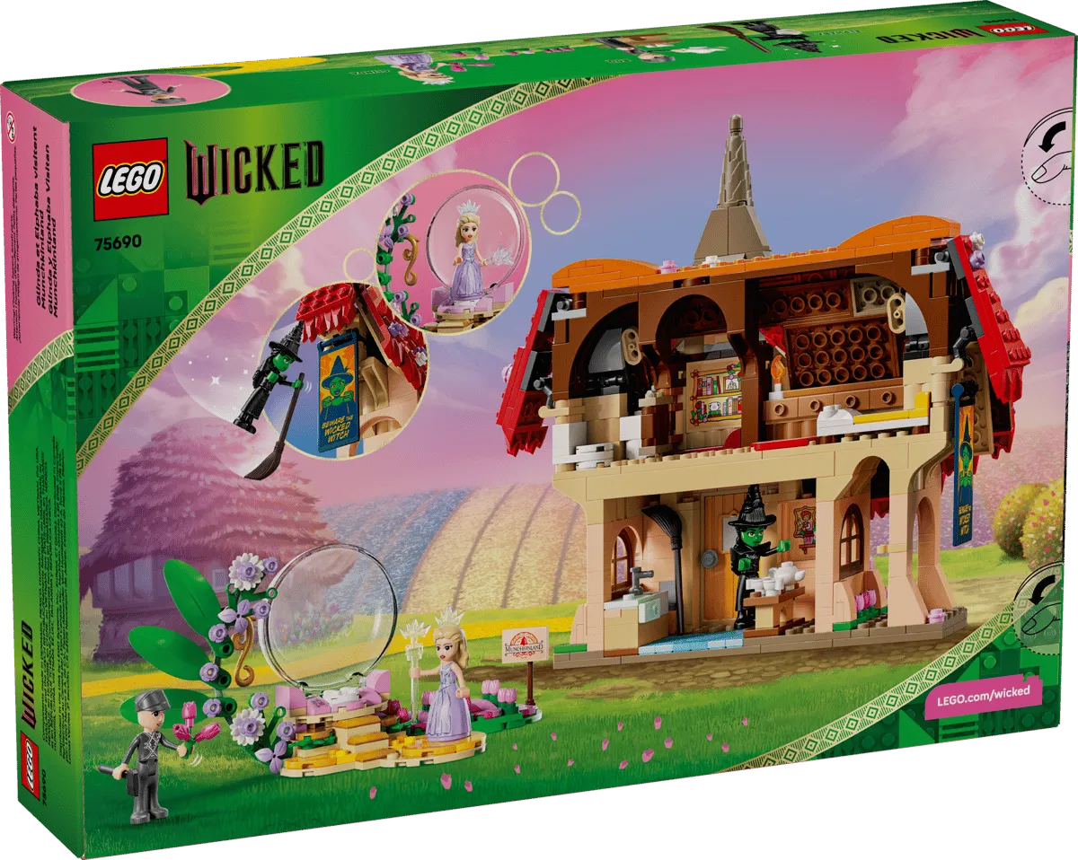 LEGO Wicked box back.