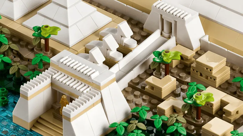 LEGO Giza base details.