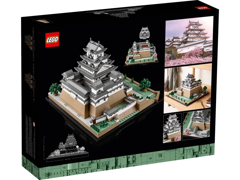 LEGO Himeji Castle box back.
