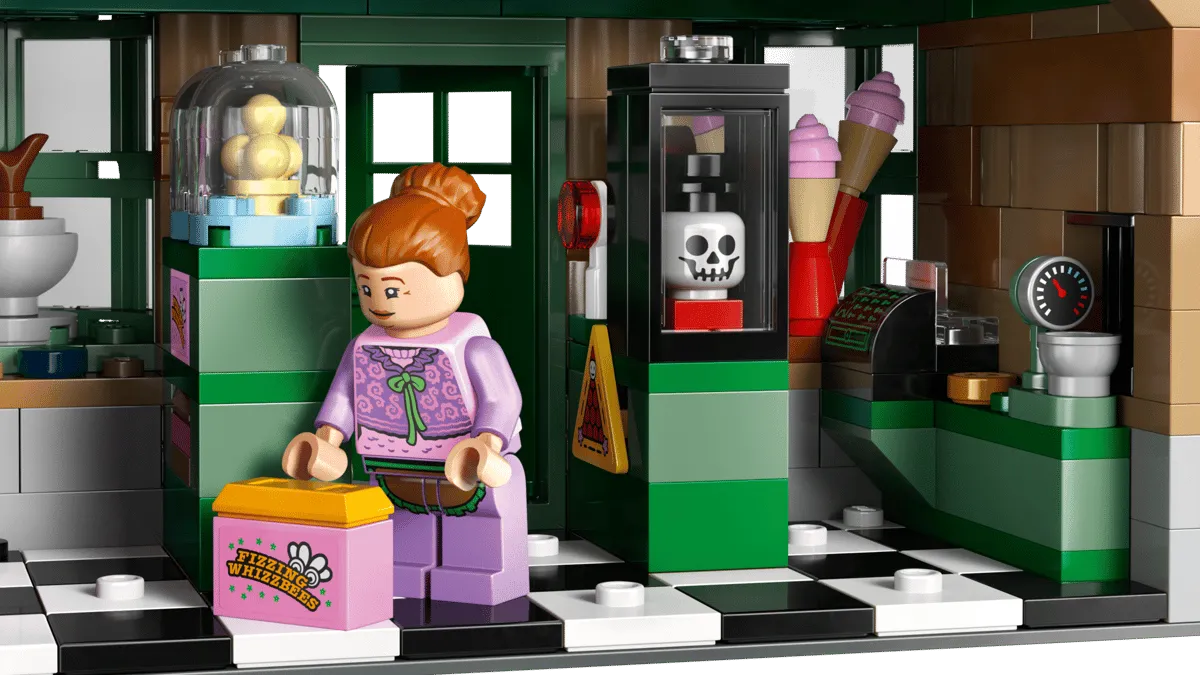 Honeydukes interior, candy display.