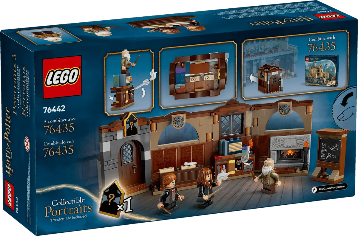 LEGO Harry Potter Hogwarts Castle: Charms Class 76442 box back.