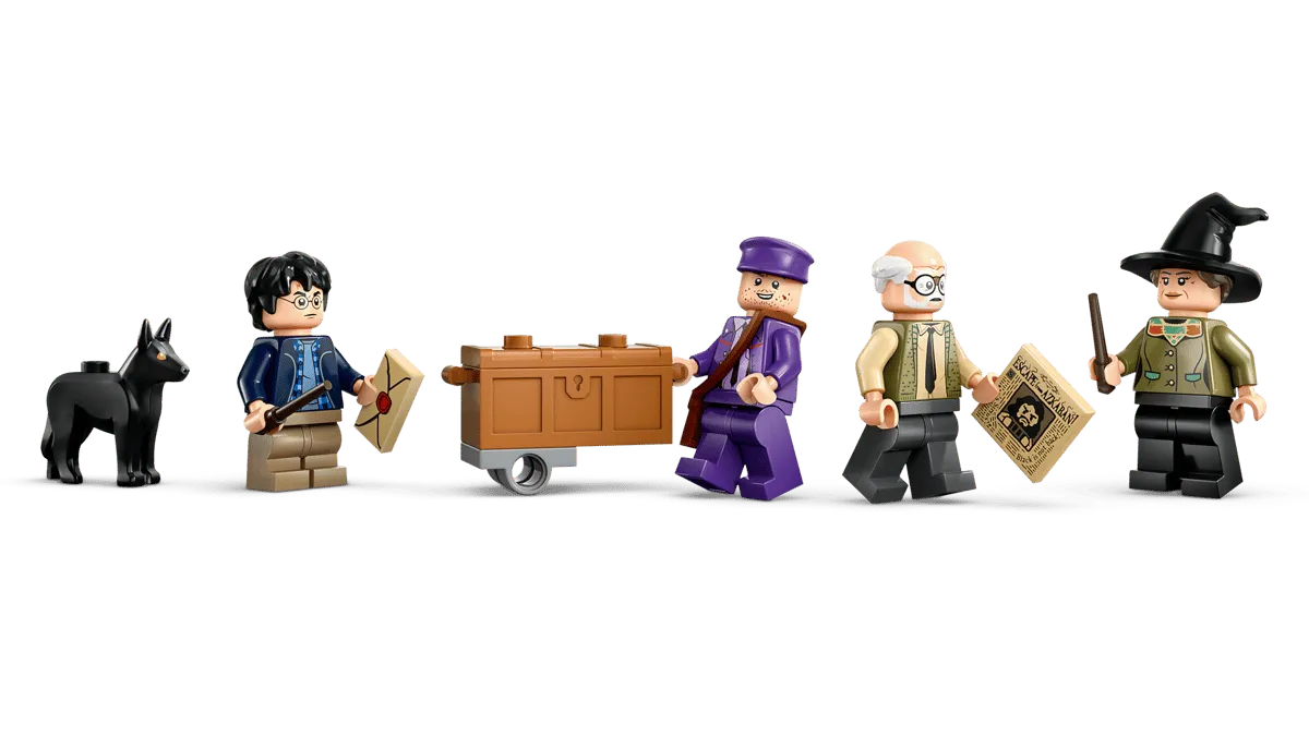 Knight Bus minifigure collection.