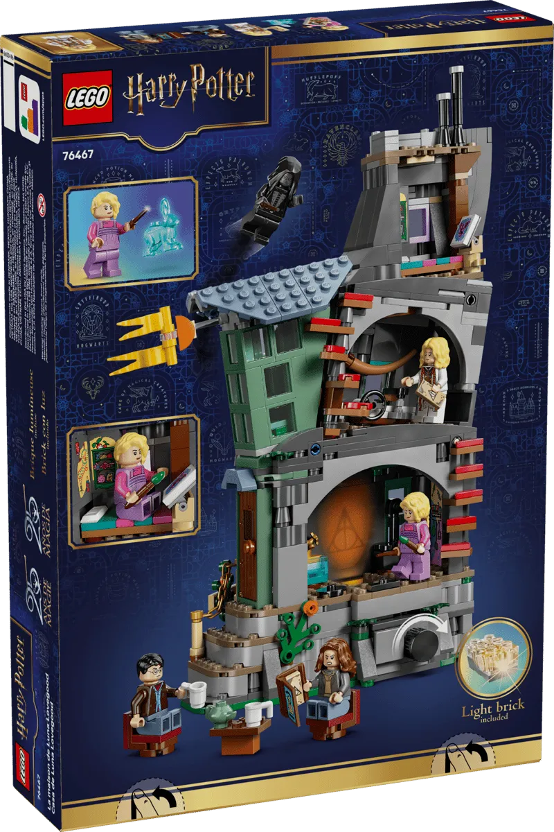 LEGO Harry Potter Luna Lovegood's House box back.