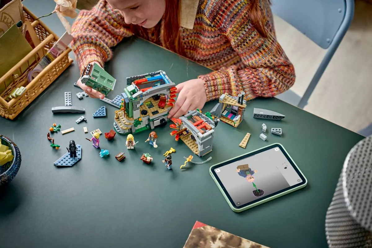 Child building Luna Lovegood's House.