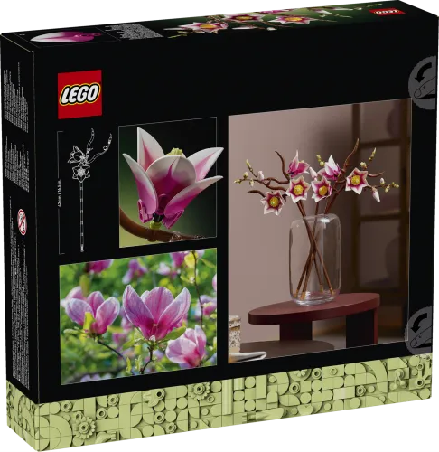 LEGO Magnolia Branches 11510 box back details.