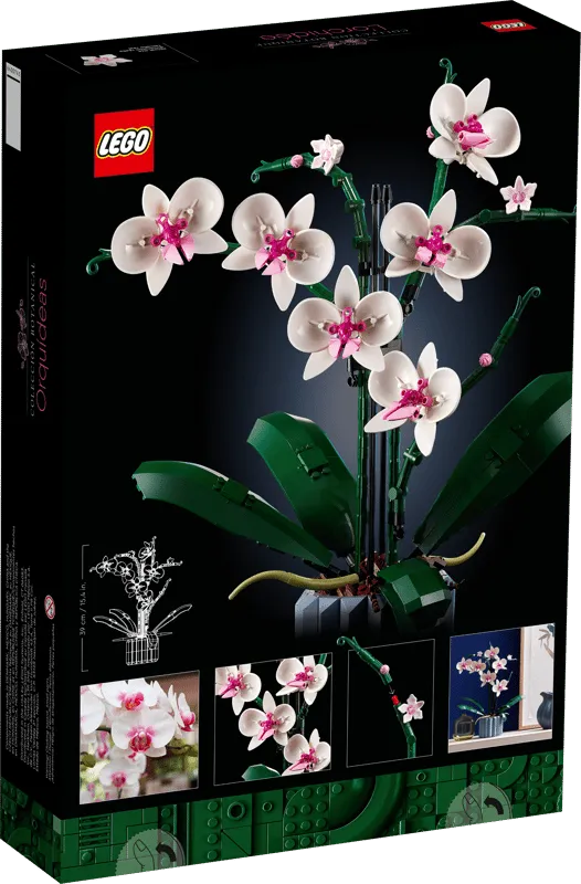 LEGO Orchid 10311 box back.