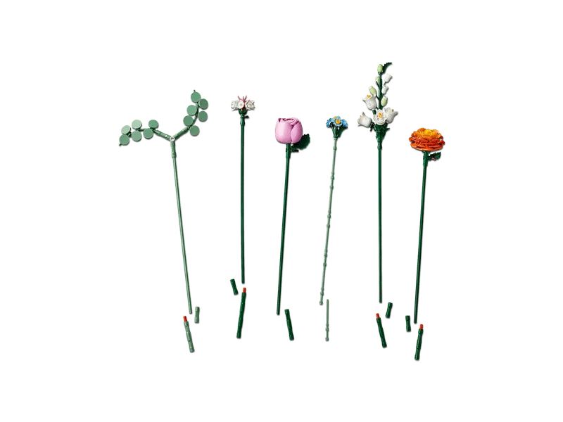 Flowers with stems.