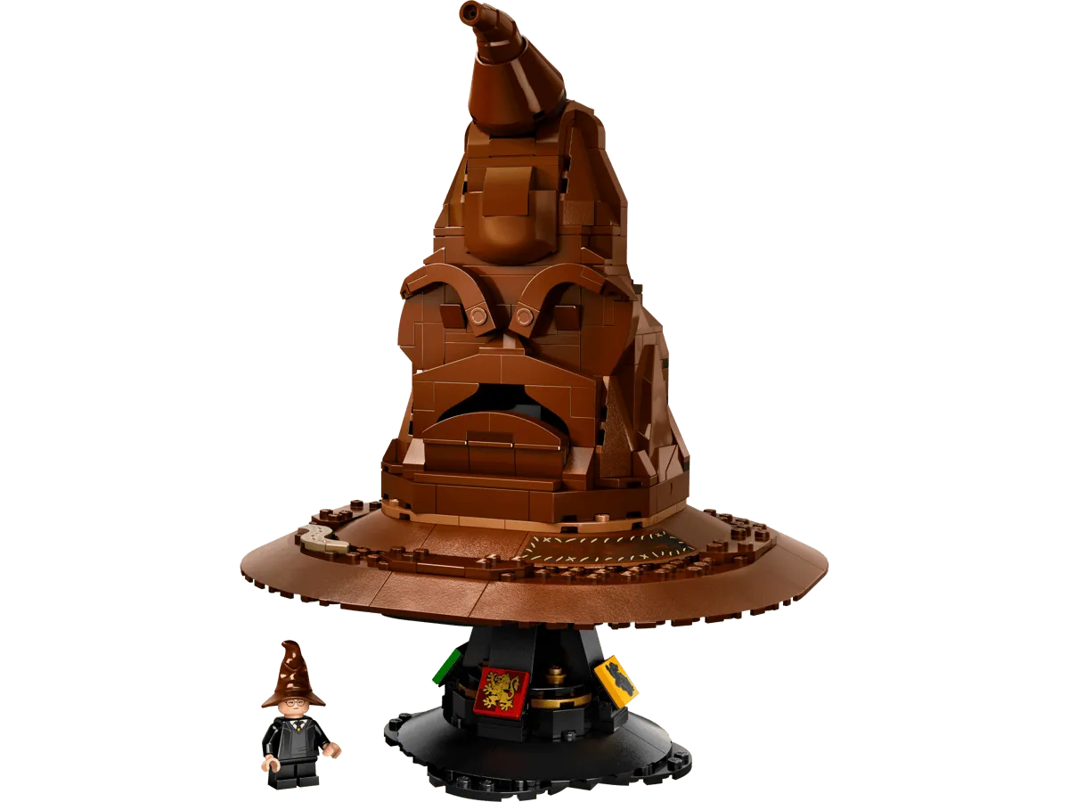Talking Sorting Hat with Quirrell minifigure