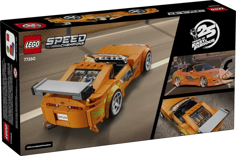 Lego Supra MK4 77260 box back.