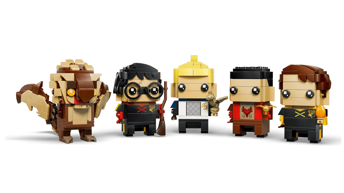 Front view of BrickHeadz lineup.