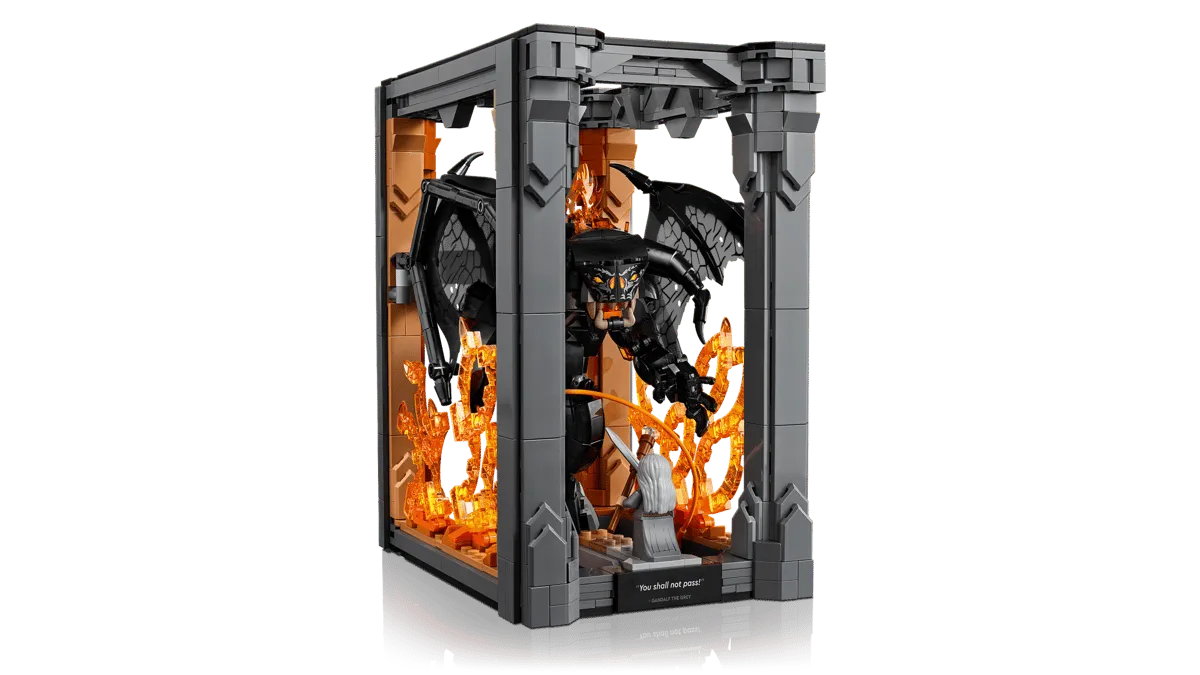 Closed Balrog Book Nook, compact.