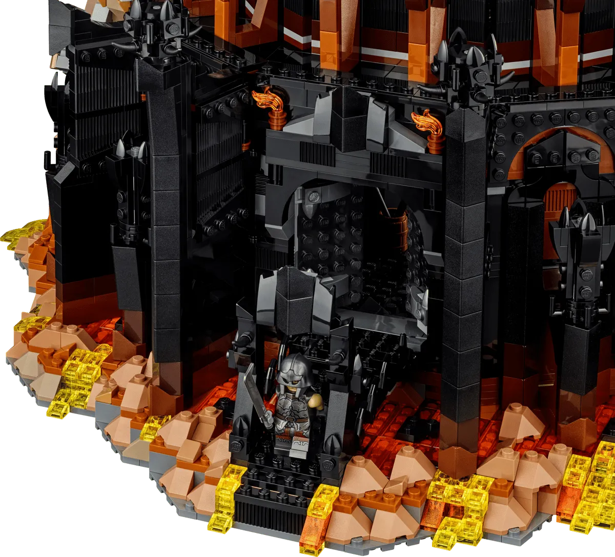 Barad-dûr entrance with Orc.