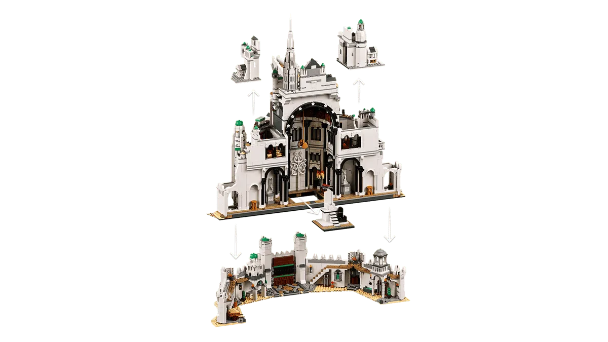Minas Tirith modular sections