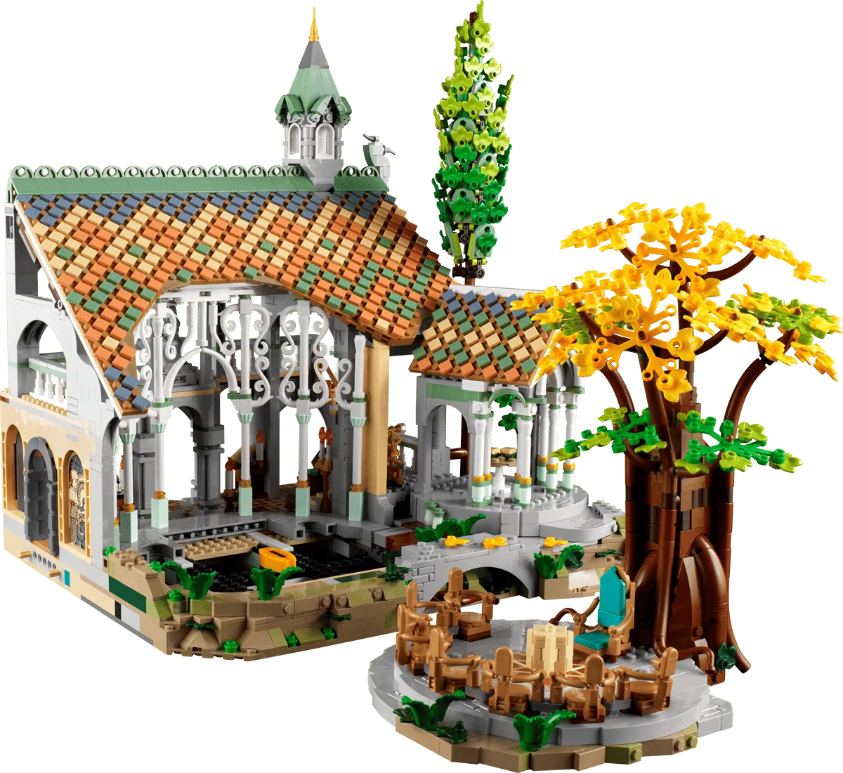 Main hall and patio module.