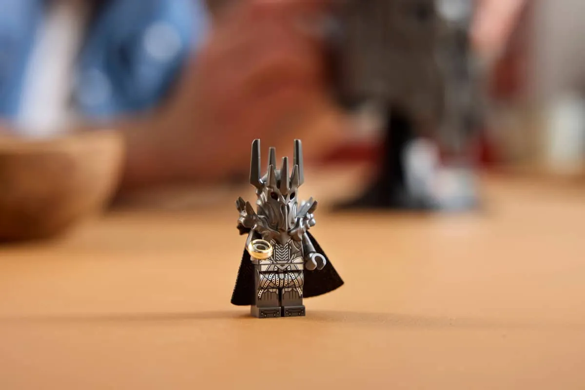 Sauron minifigure close-up.
