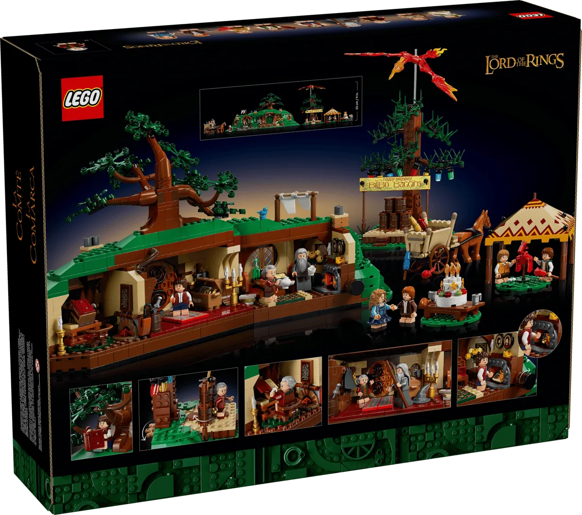 Lego The Shire set box back.