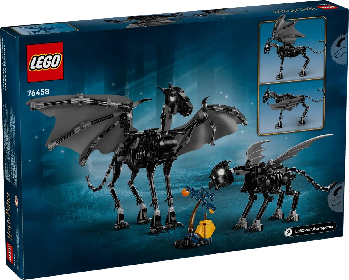 Thestral Family box back, posing.