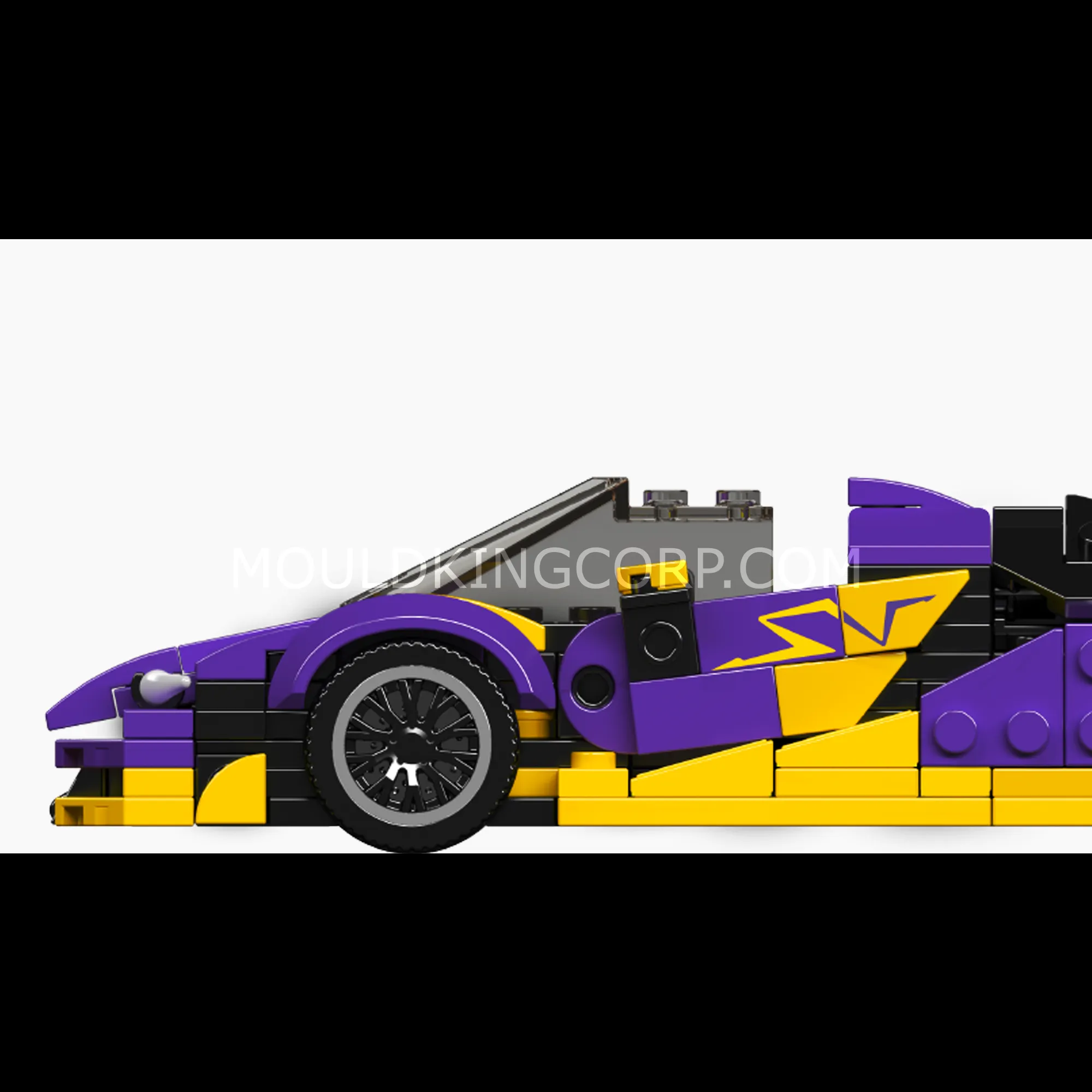 Supercar side profile