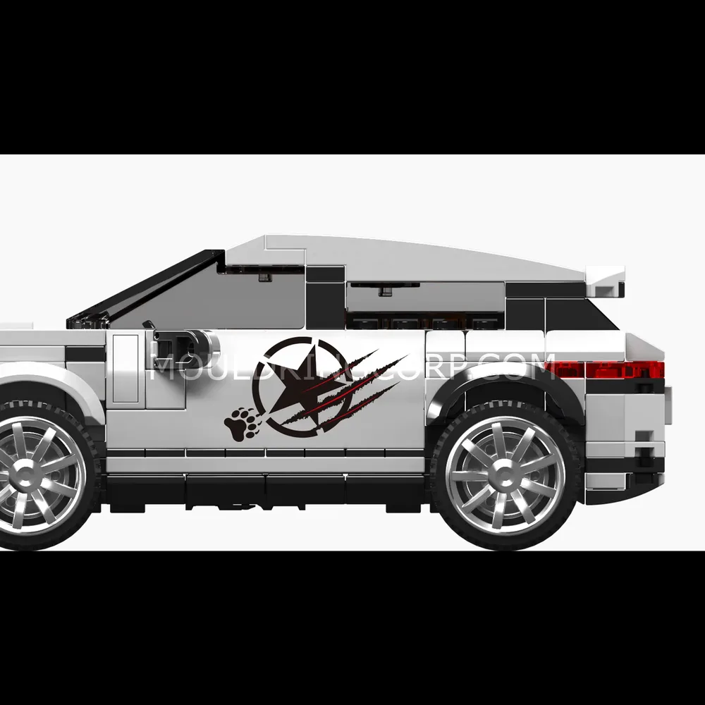 Evoque model rear view.