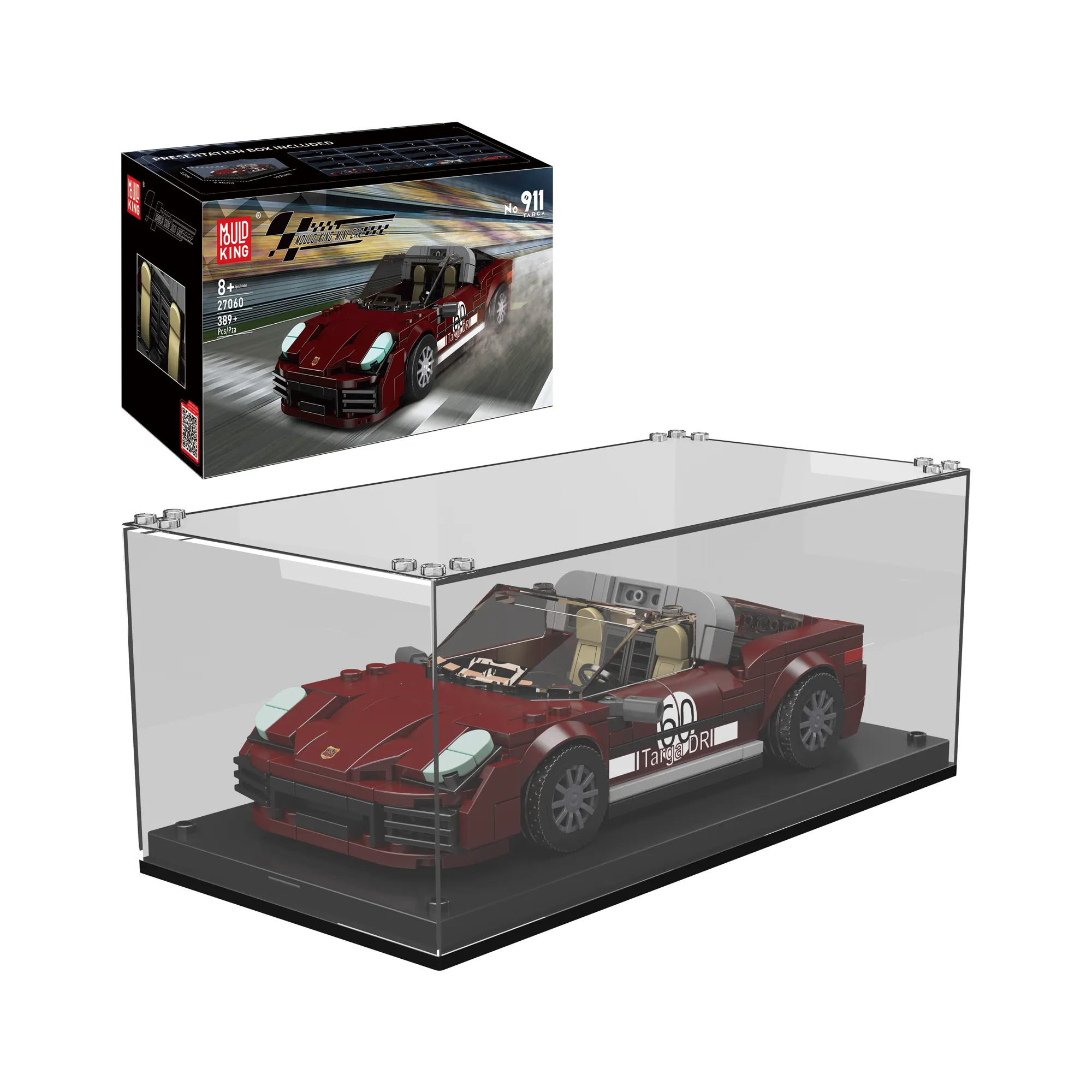 Mould King 911 in display case
