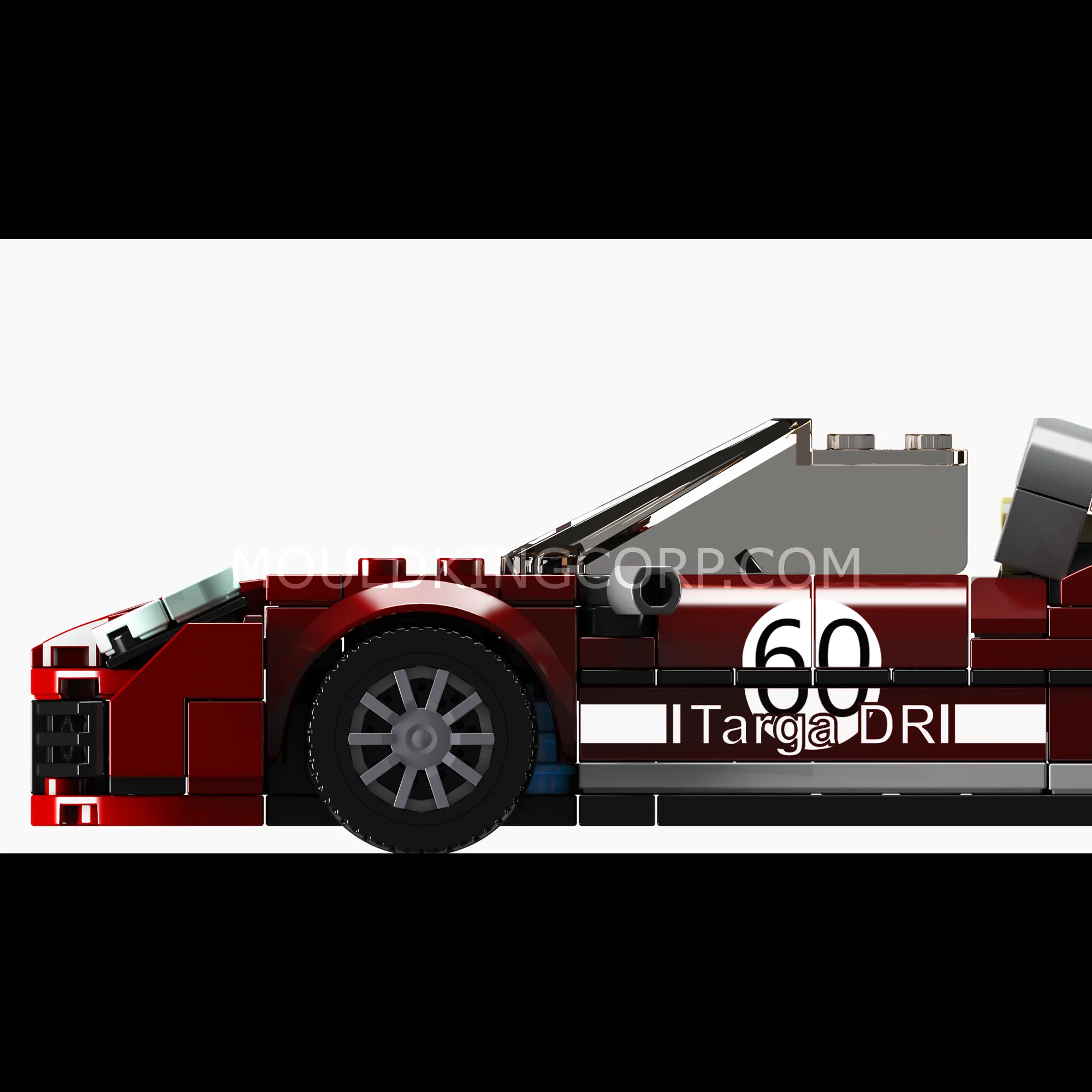 Side profile with racing livery