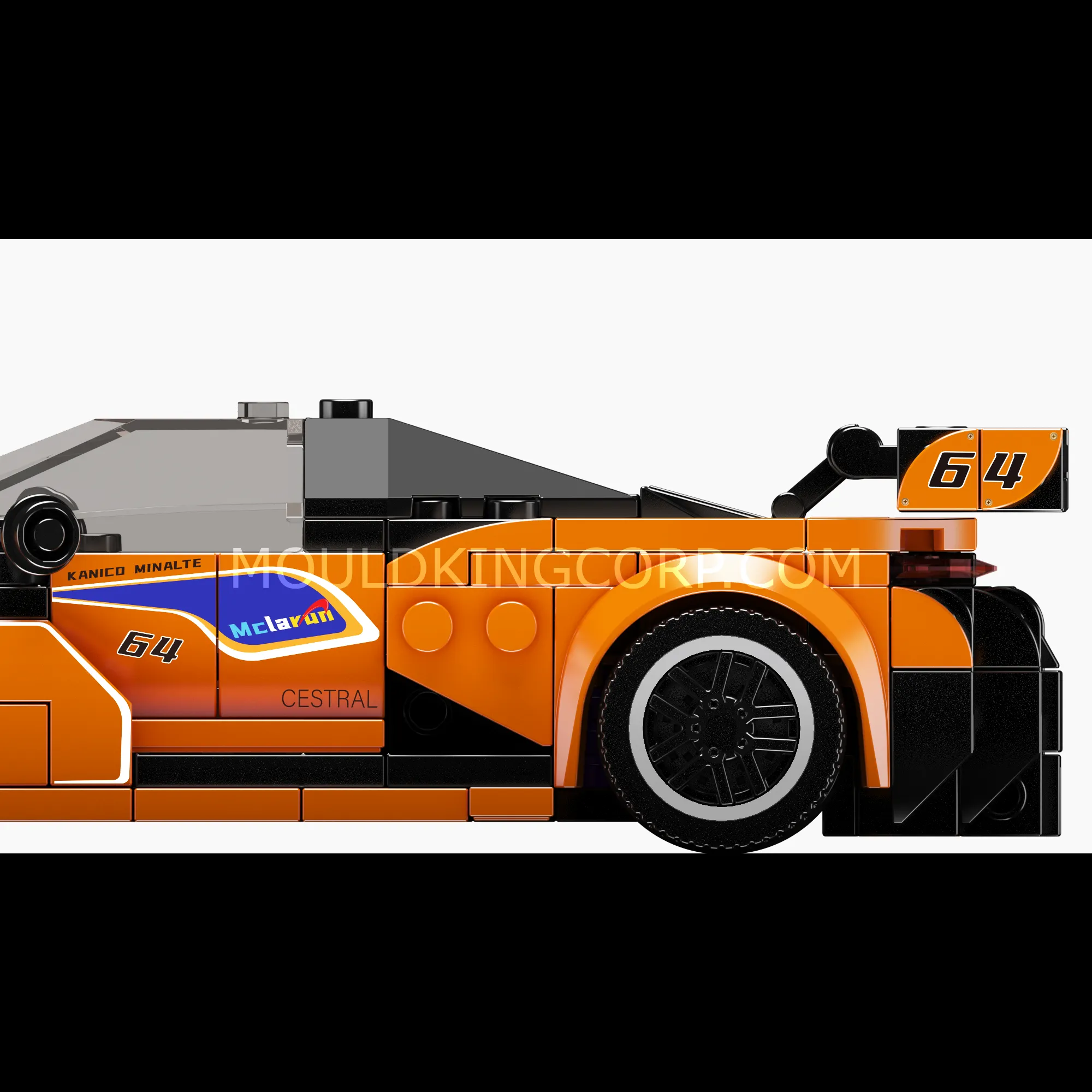 720S GT3 side view with decals