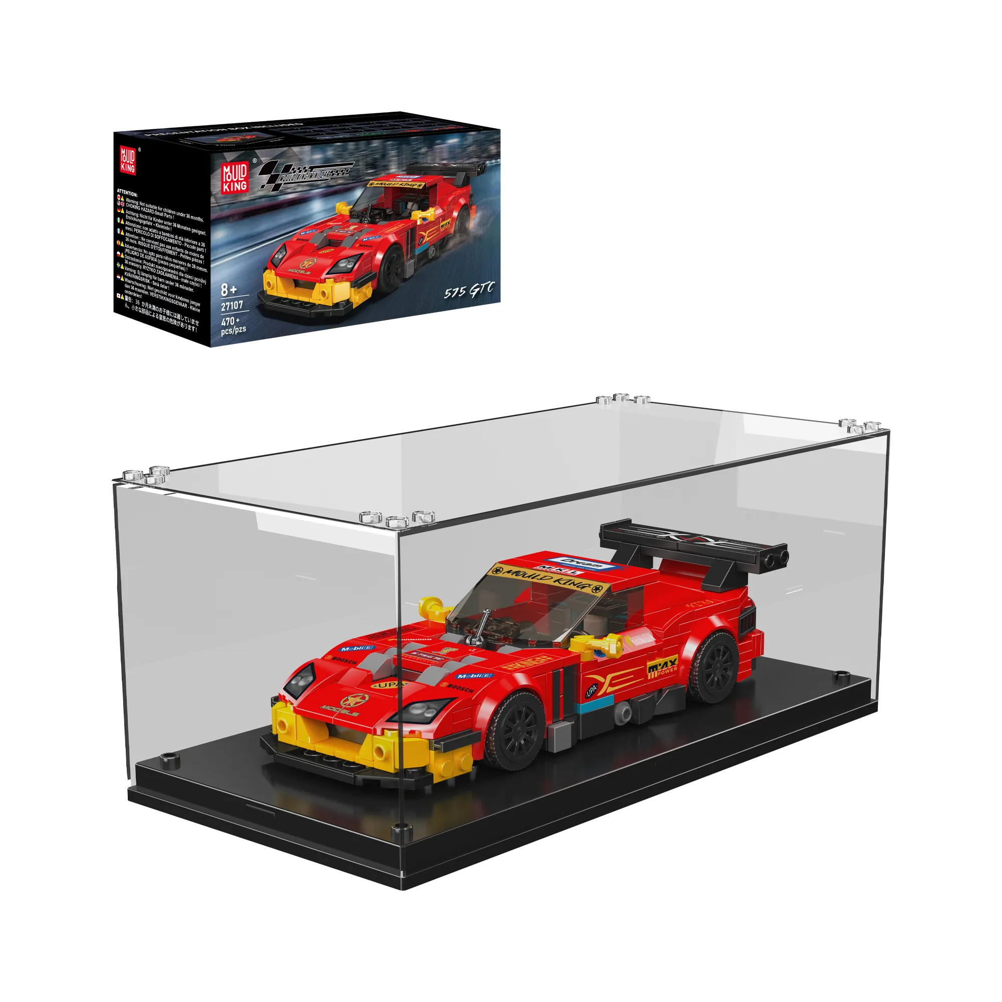 Mould King Race Car in display.