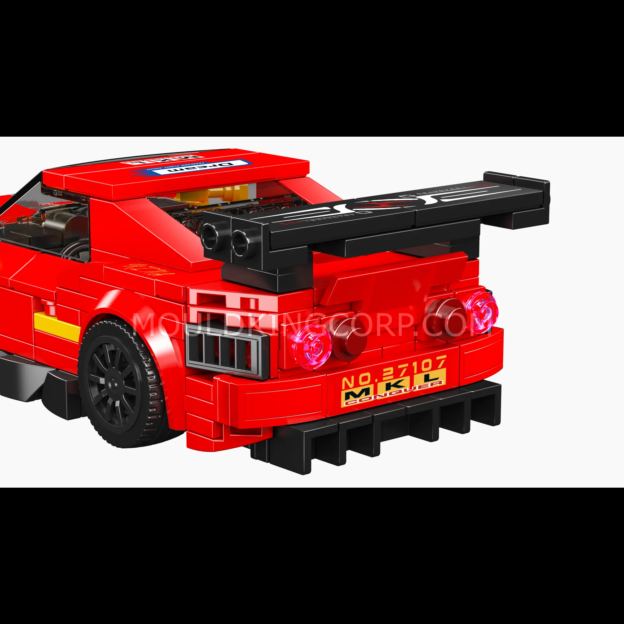 Race Car rear view.