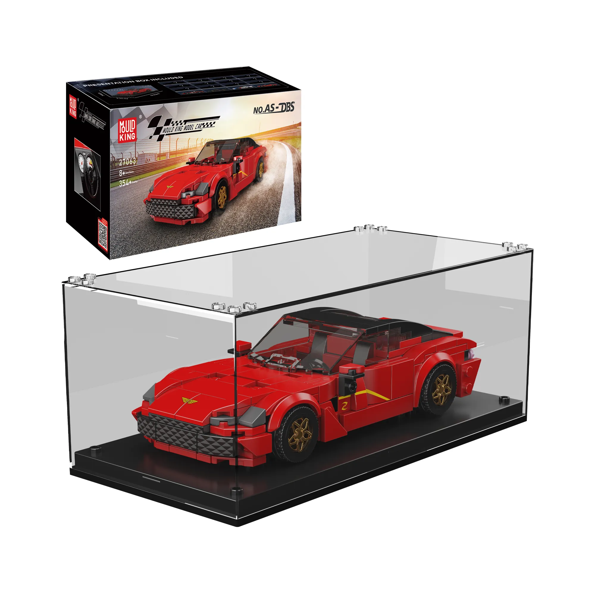 Aston DBS model in showcase