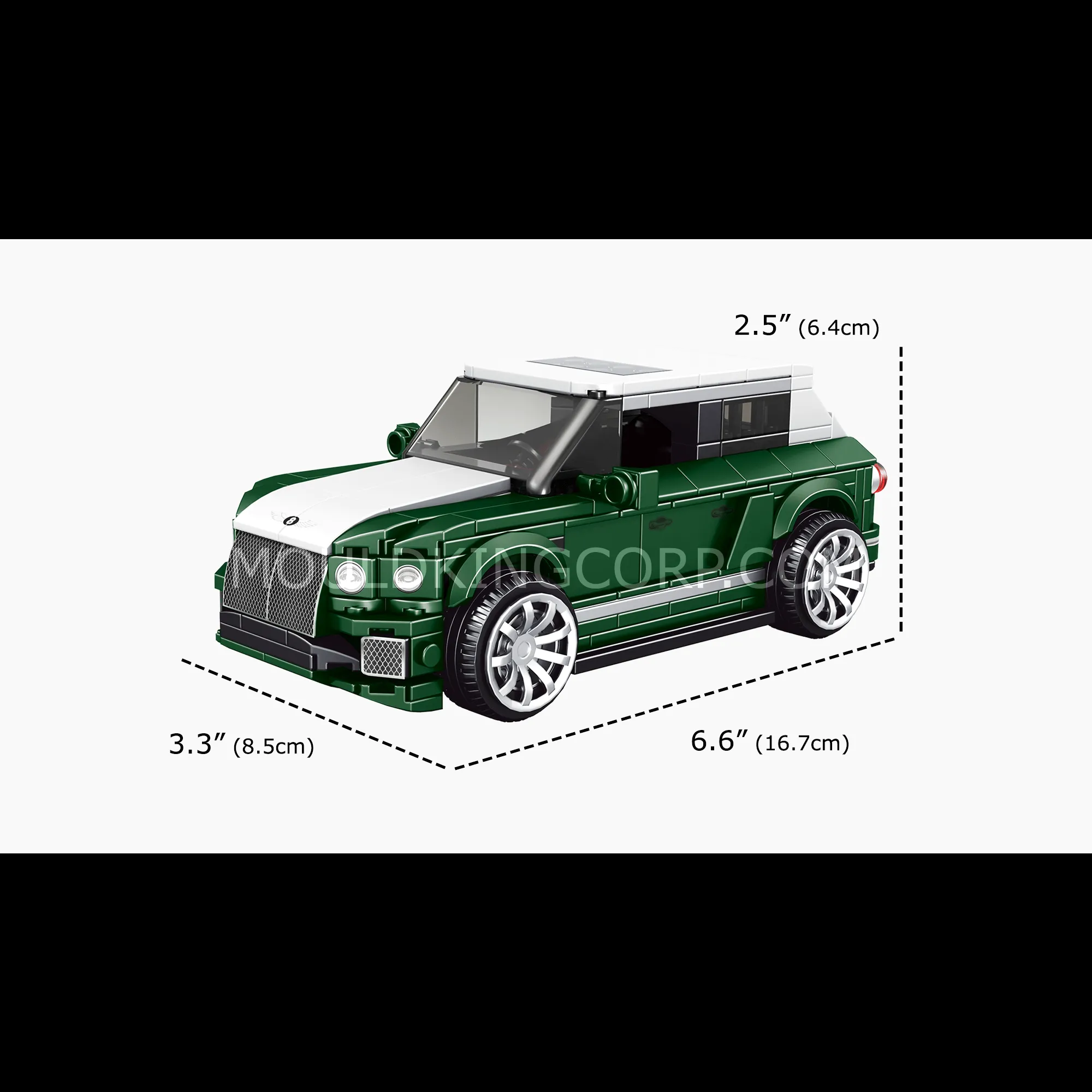 Bentayga model with dimensions