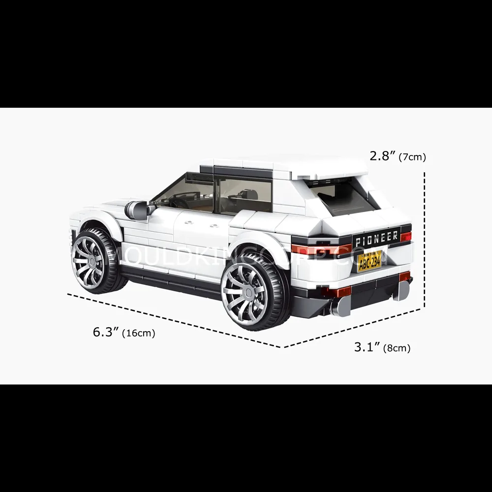 Mould King Cayenne dimensions.