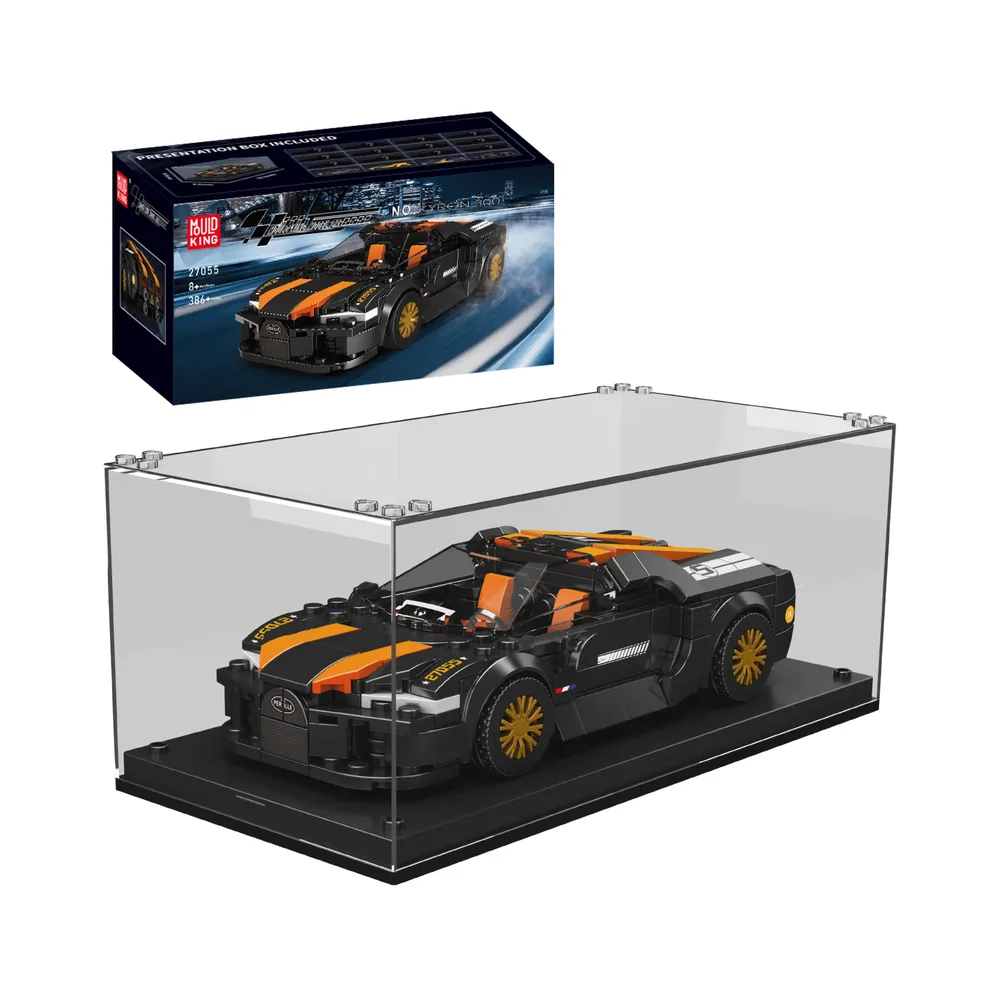 Chiron 300+ model in display case.