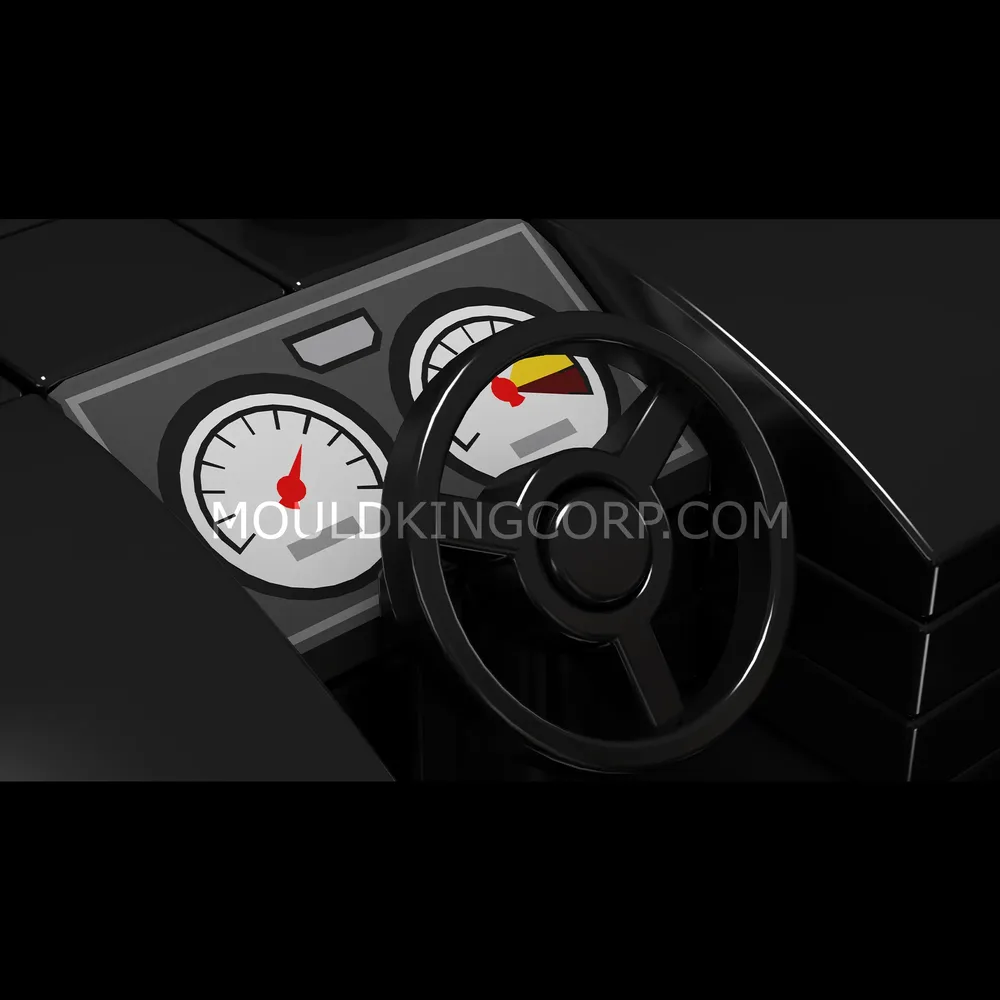 Dashboard detail of Chiron 300+ model.