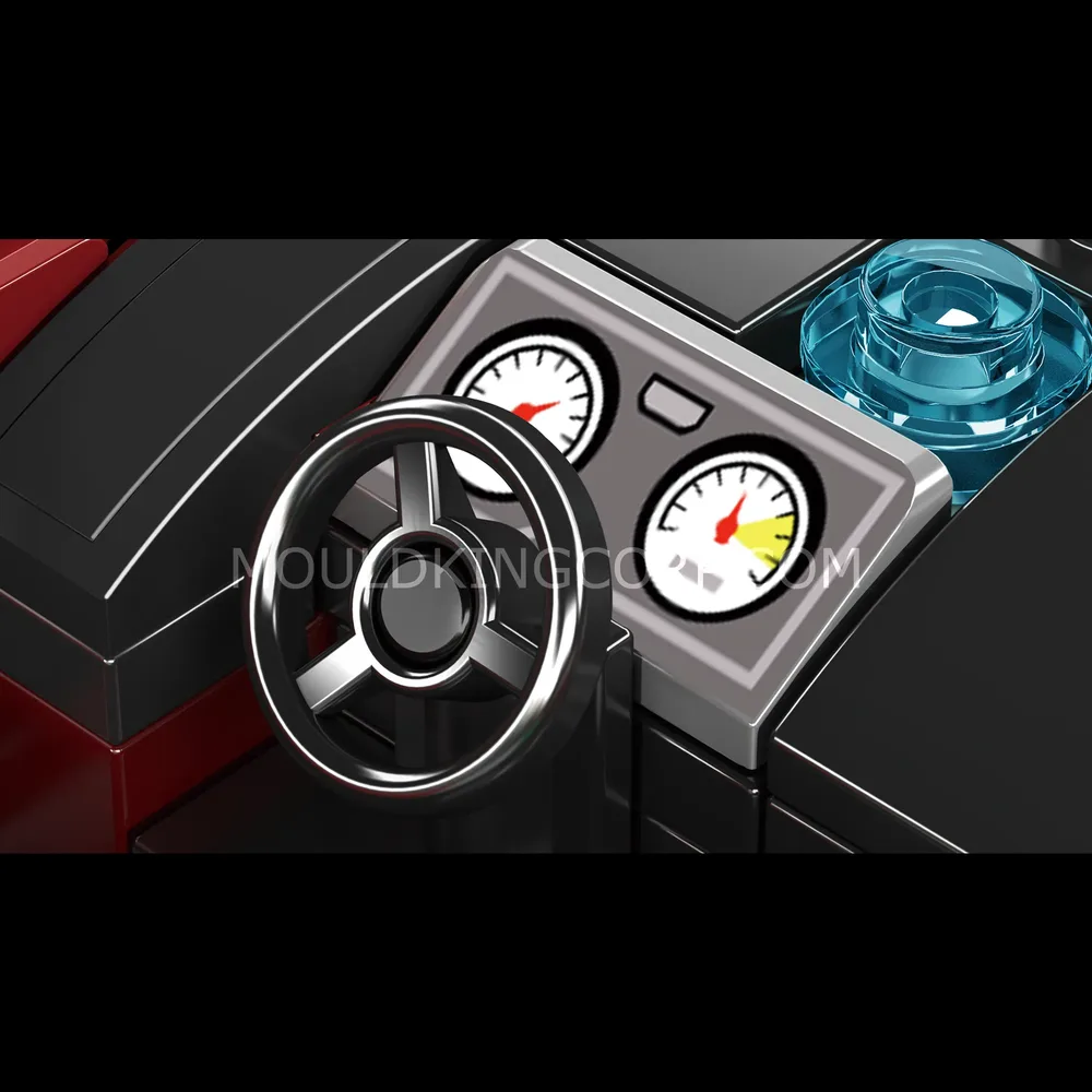 Supercar model detailed dashboard.
