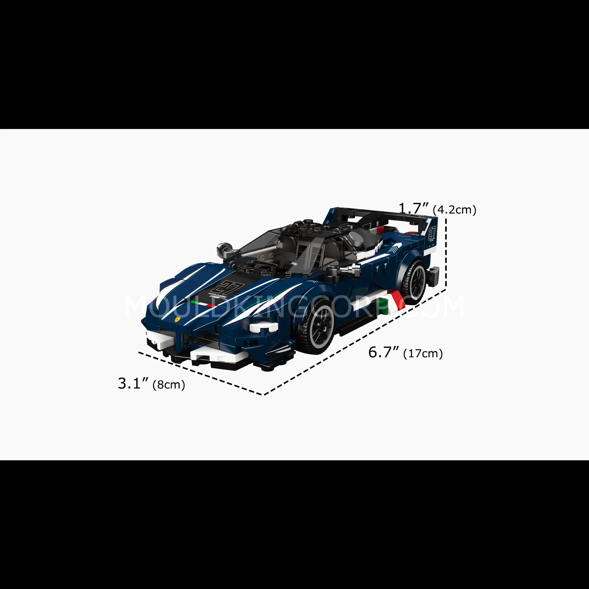 FXX-K EVO model with dimensions