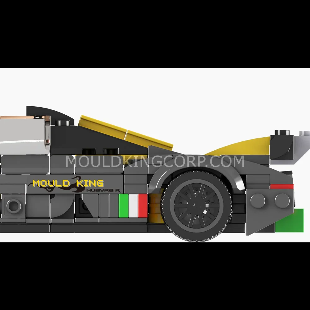 Supercar side profile with livery.